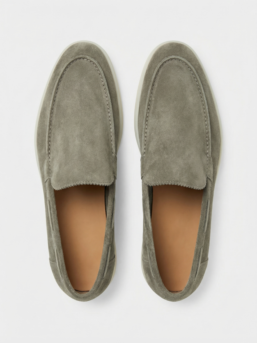 Mocassins yacht Pistache
