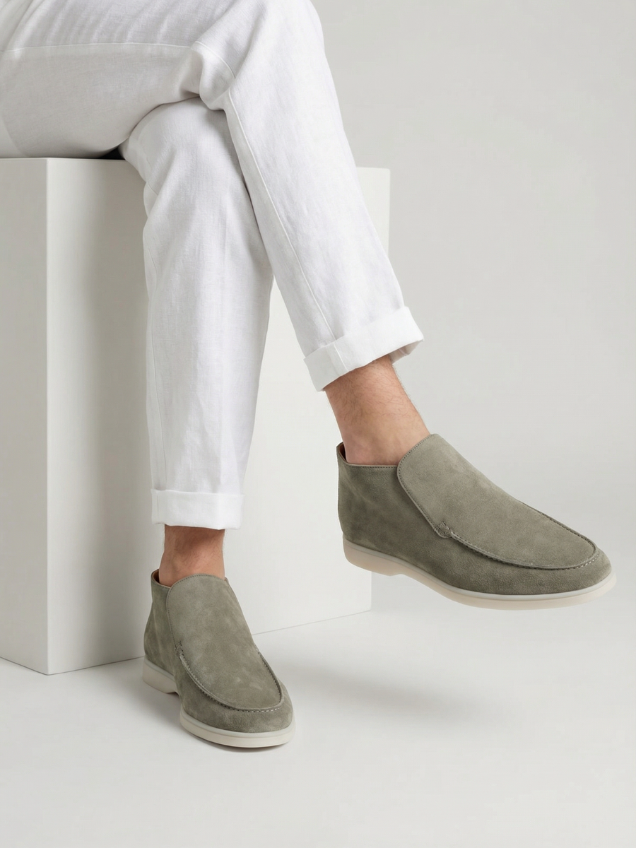 Mocassins de ville Pistache