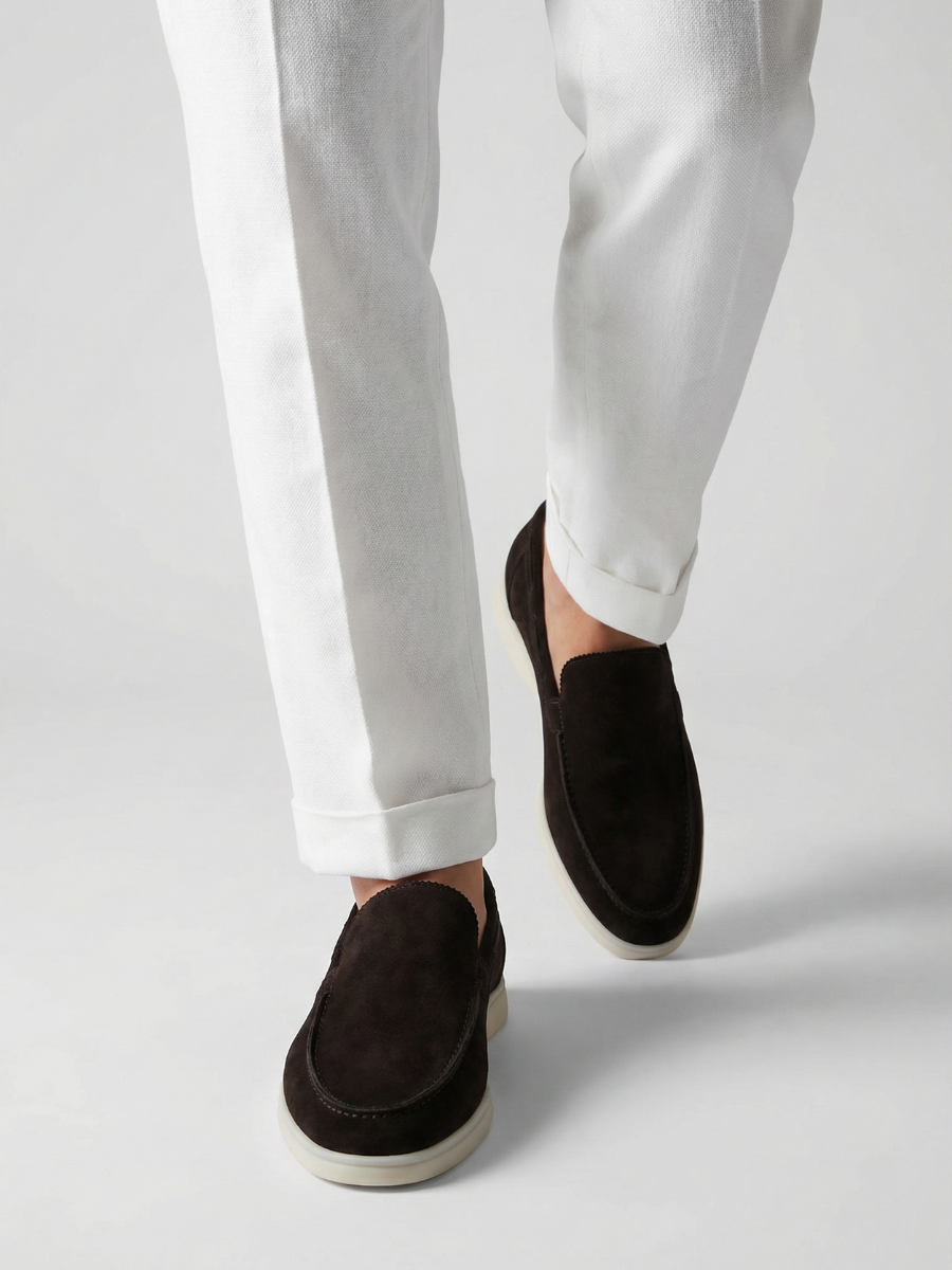 Schwarze Yacht-Loafer