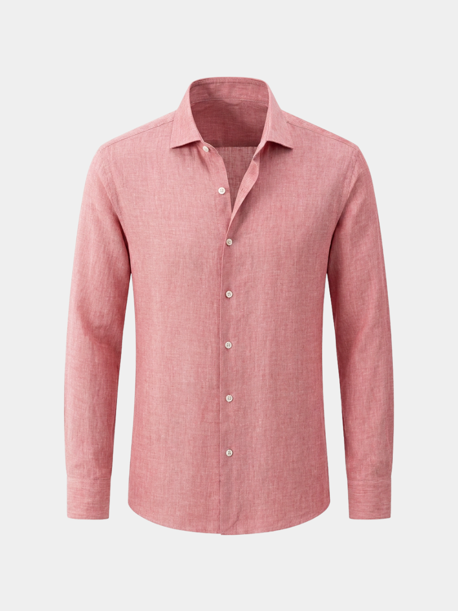 Rose Linen Long Sleeve