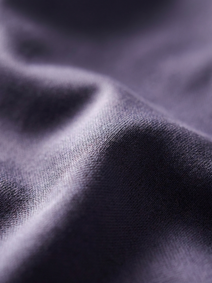 Slate Cotton Long Sleeve Polo