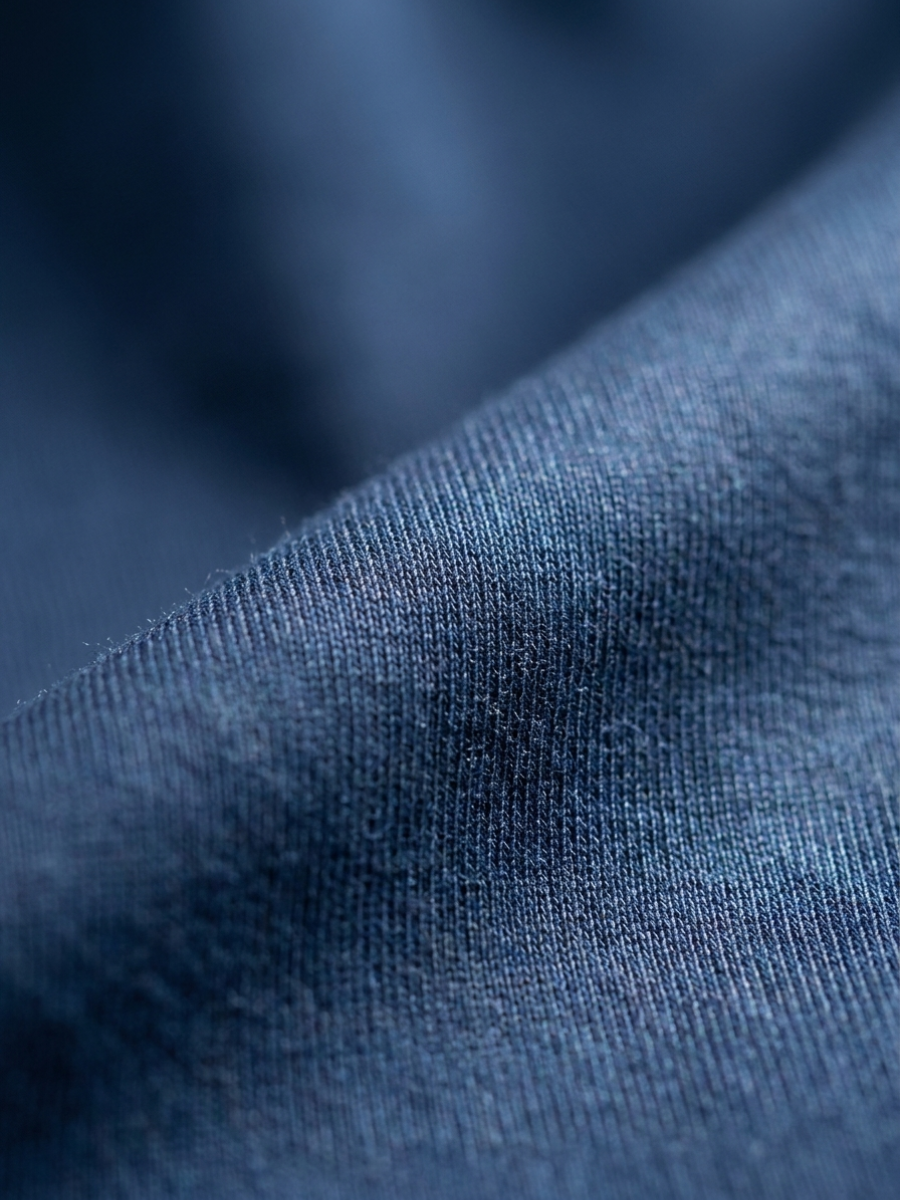 Navy Mercerized Cotton Tee
