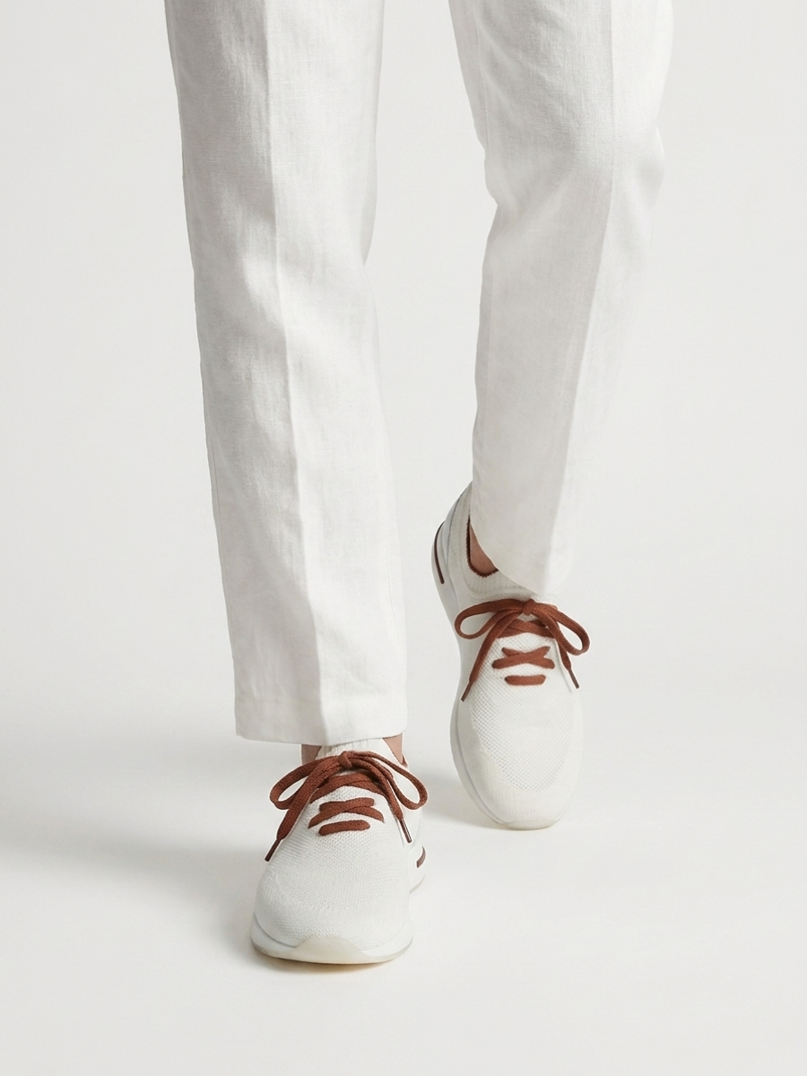 White Riviera Trainer
