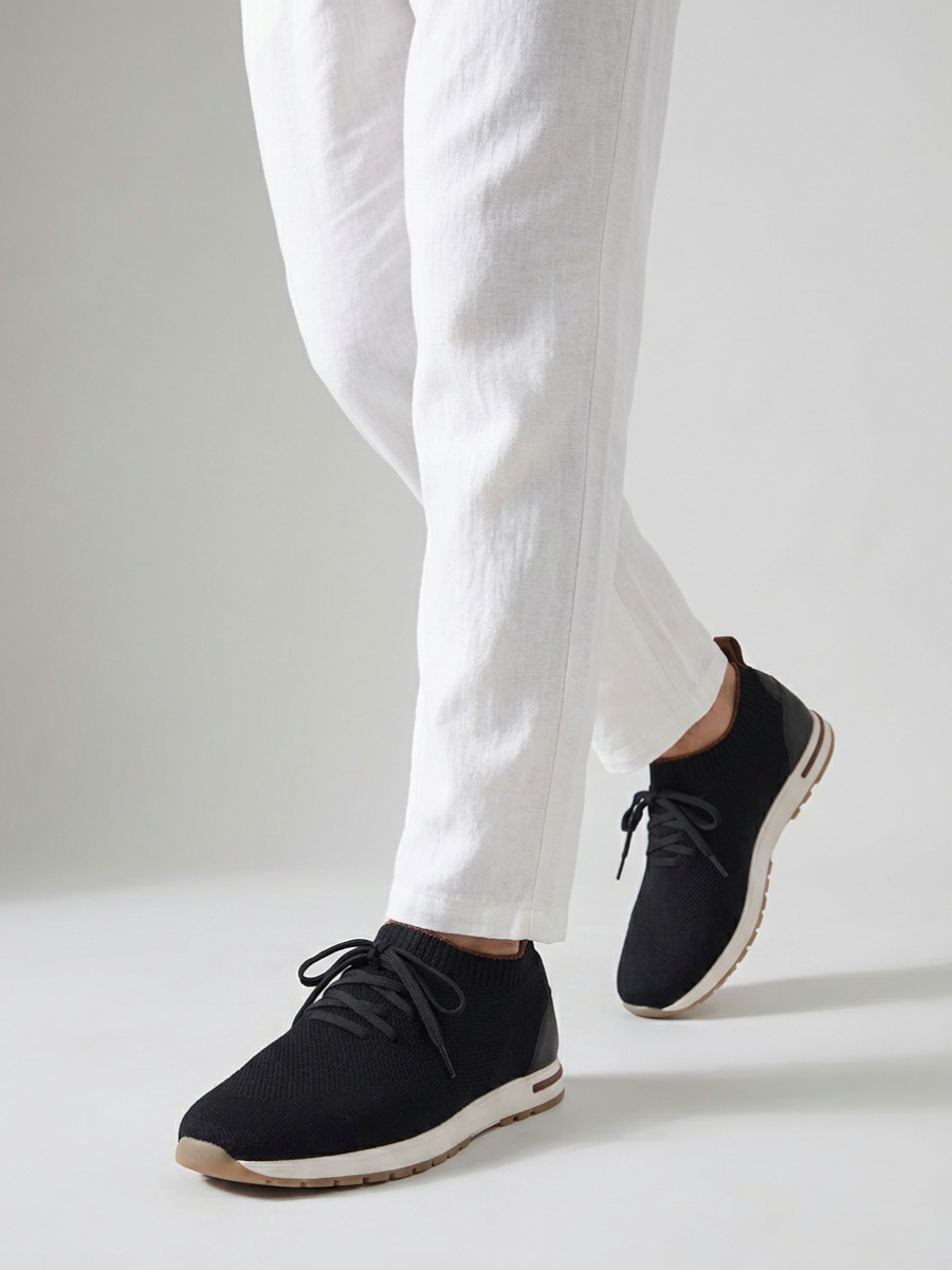 Black Riviera Trainer