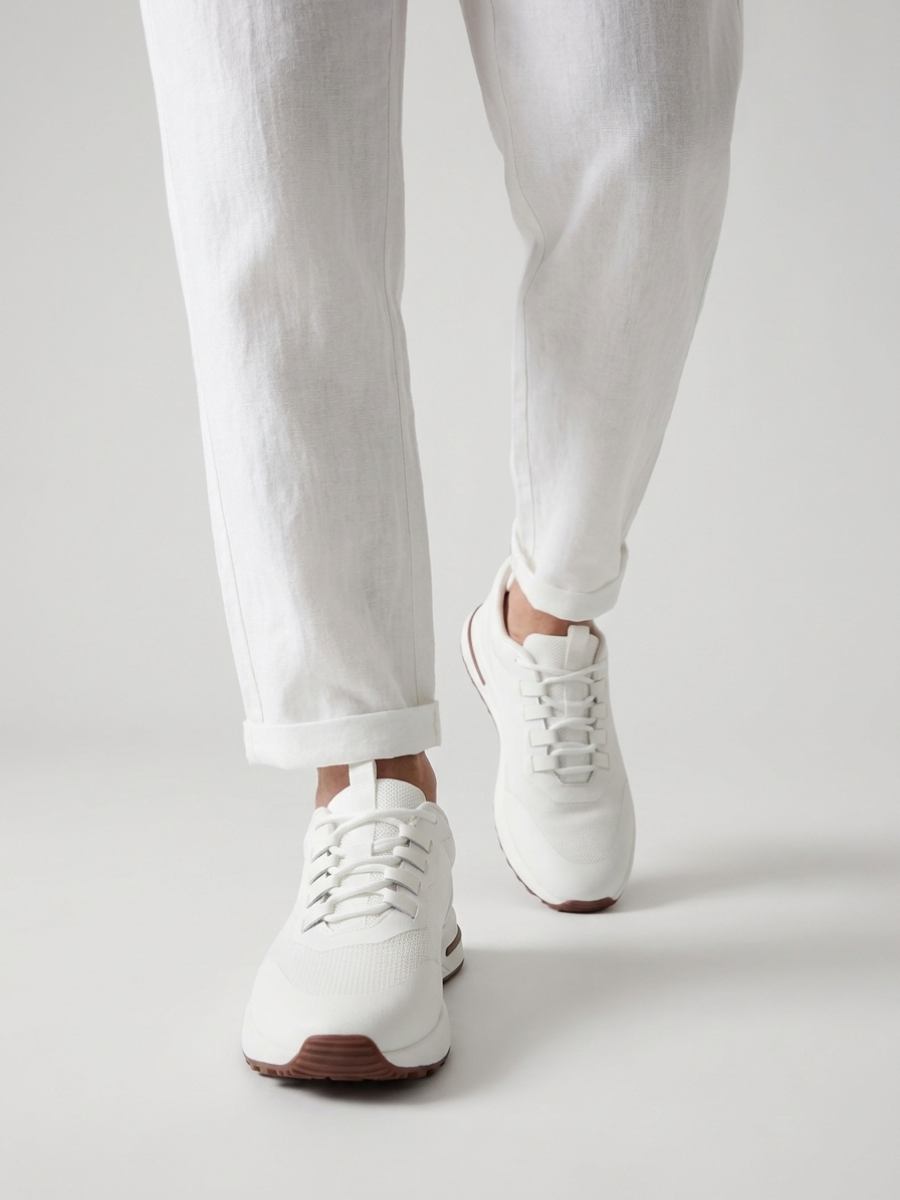 White Portofino Trainer