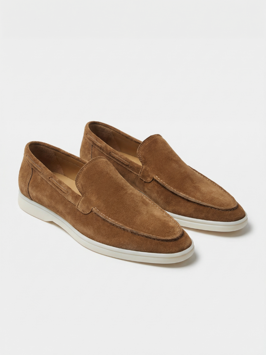 Mocassins de pont couleur caramel