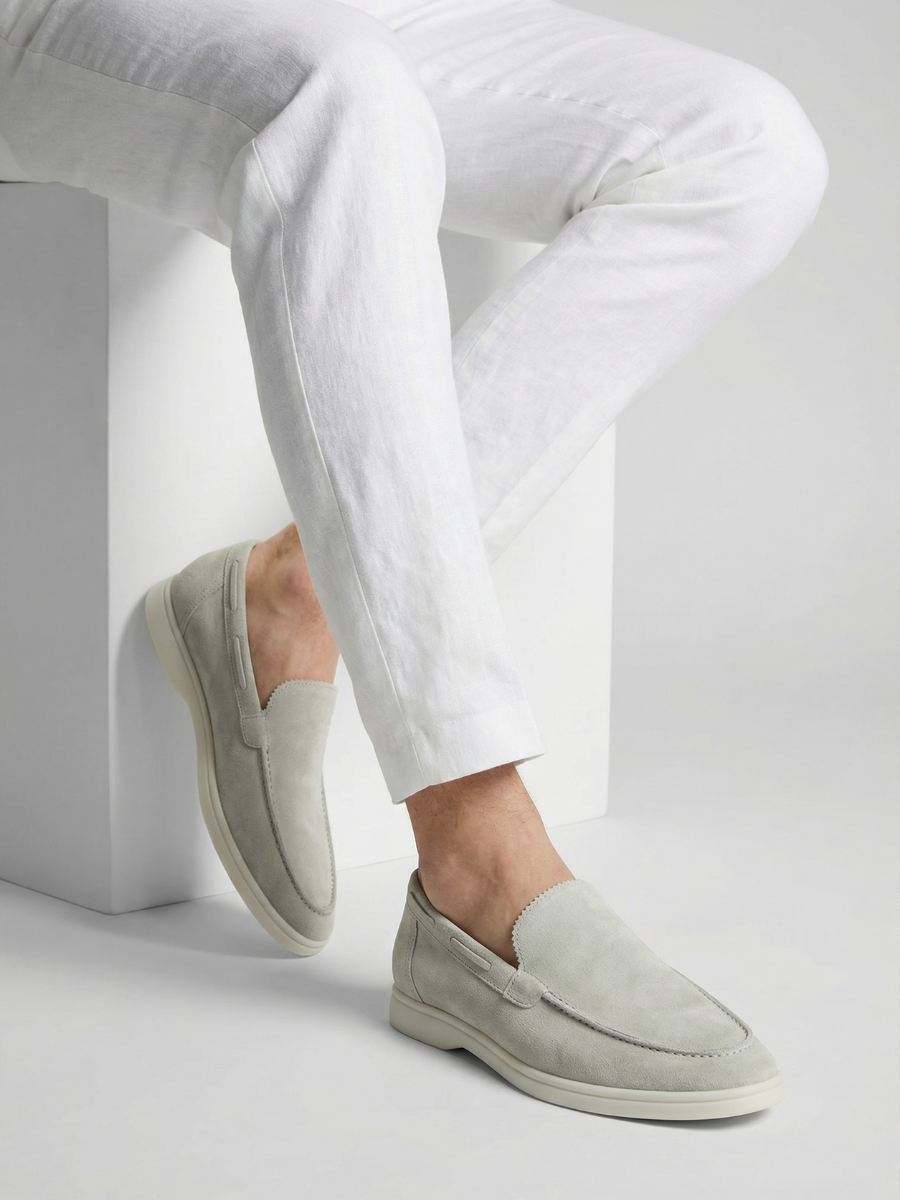 Freizeitgrüne Yacht-Loafer