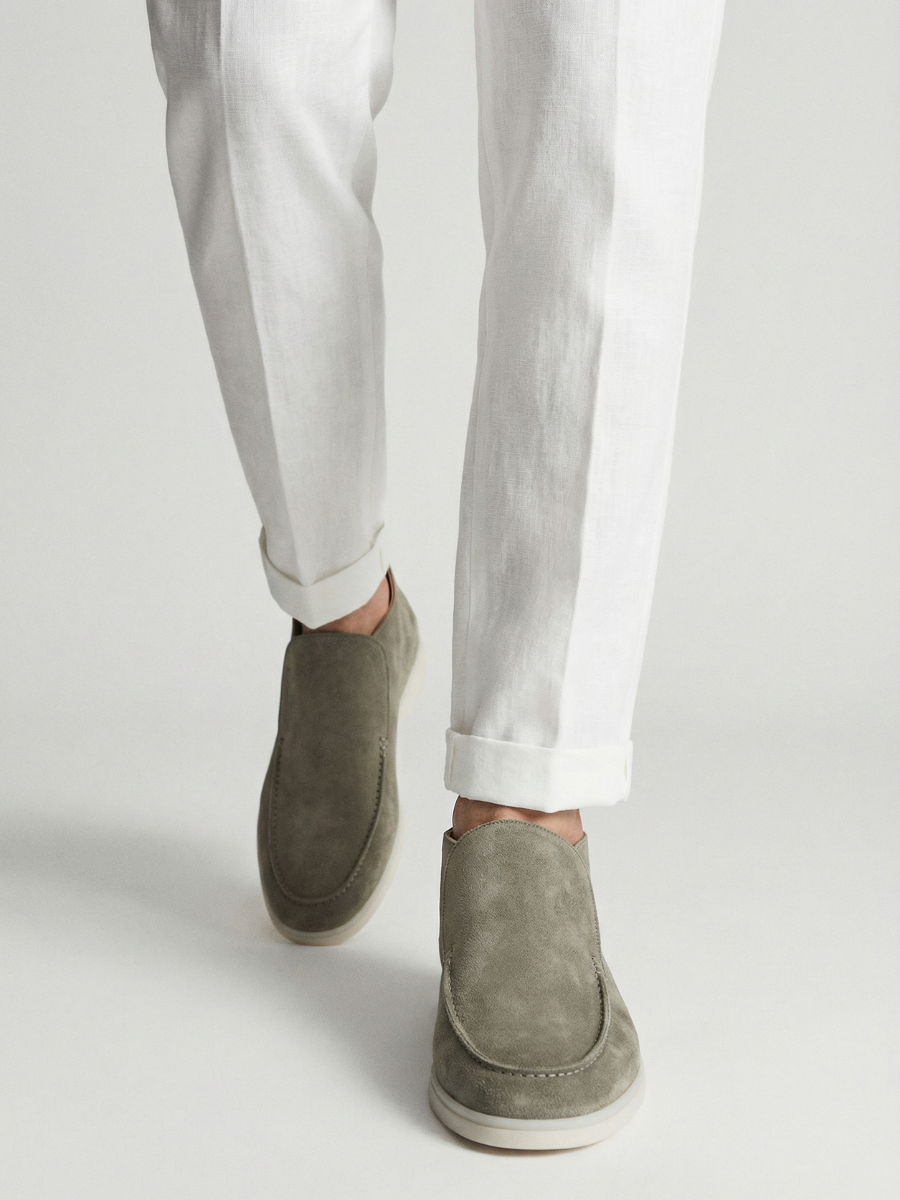 Pistazien City-Loafer