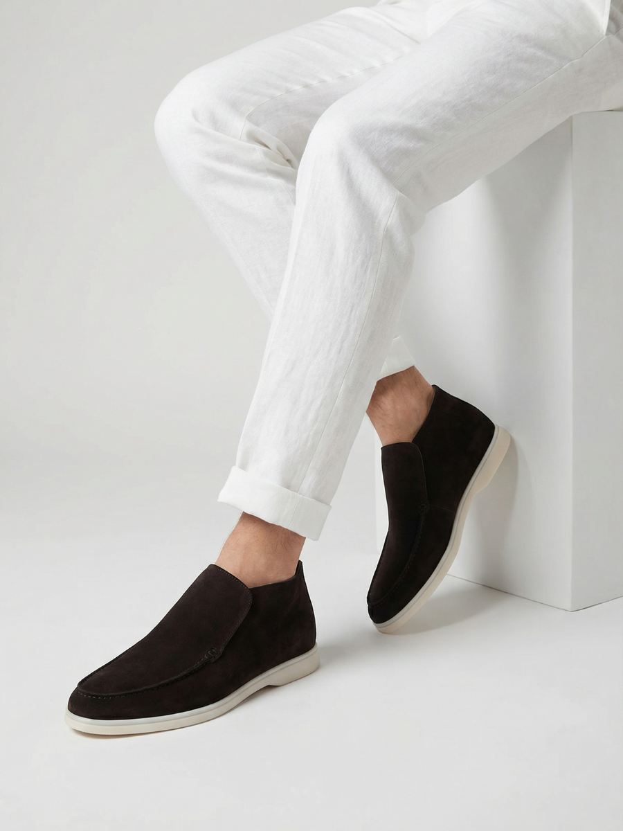 Schwarze City-Loafer