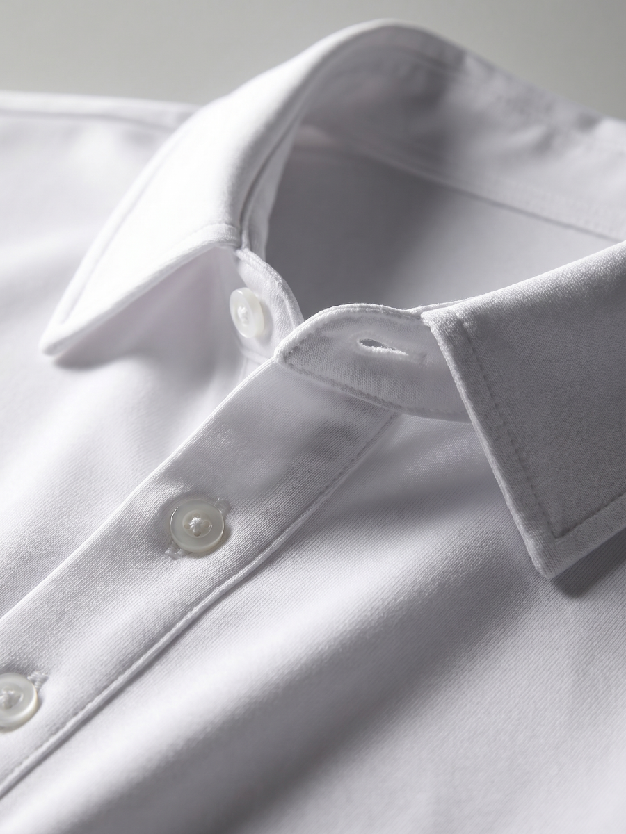 Polo de Algodón Blanco
