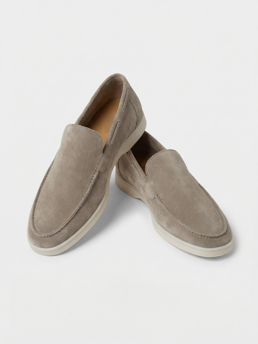 Mocassins Yacht Cinza Claro