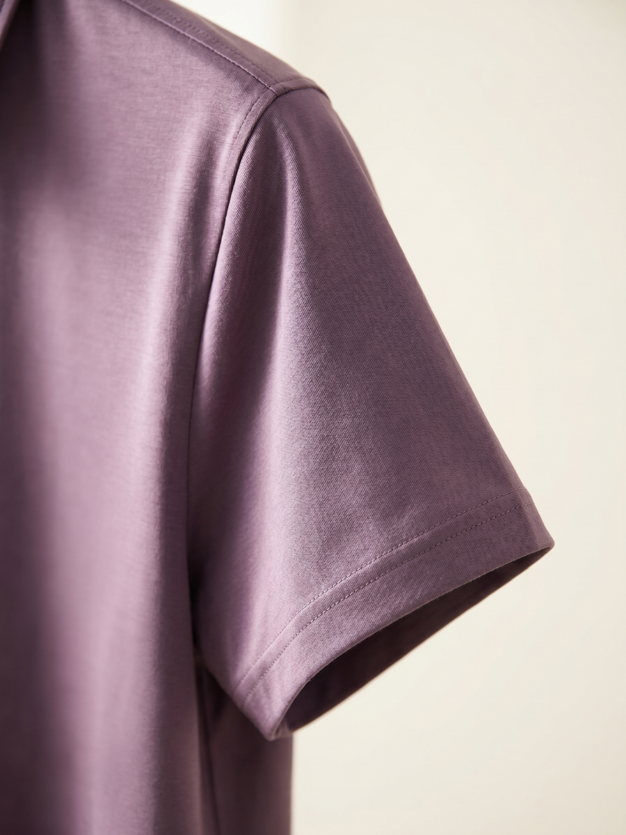 Mauve Katoenen Polo