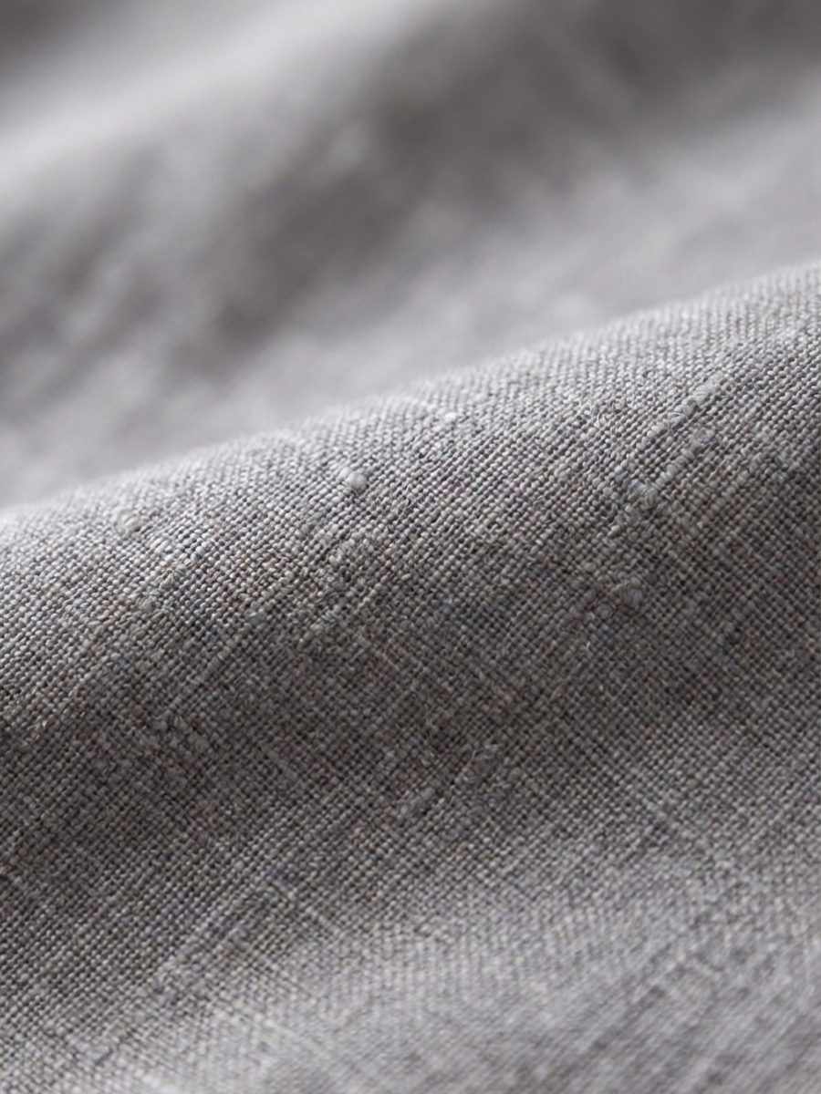 Grey Linen Long Sleeve