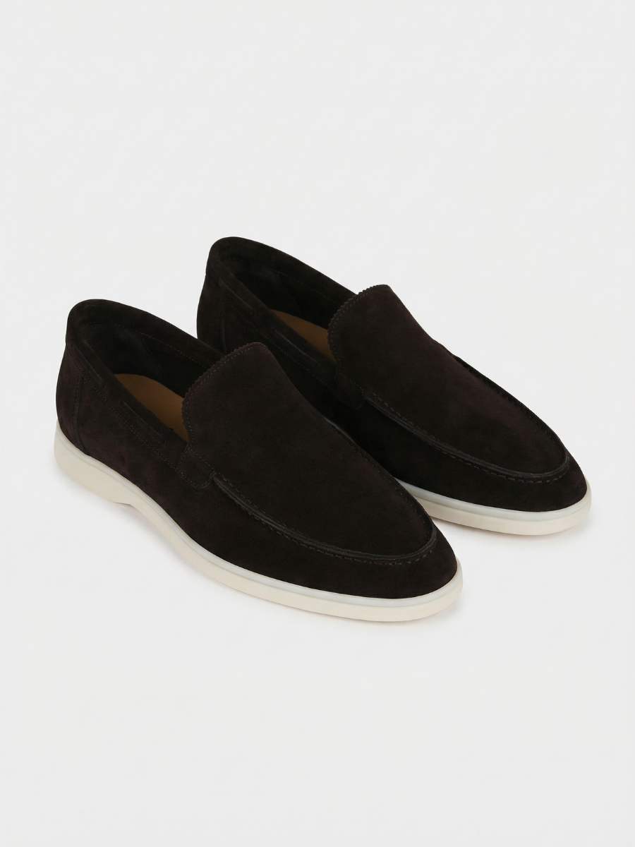 Schwarze Yacht-Loafer