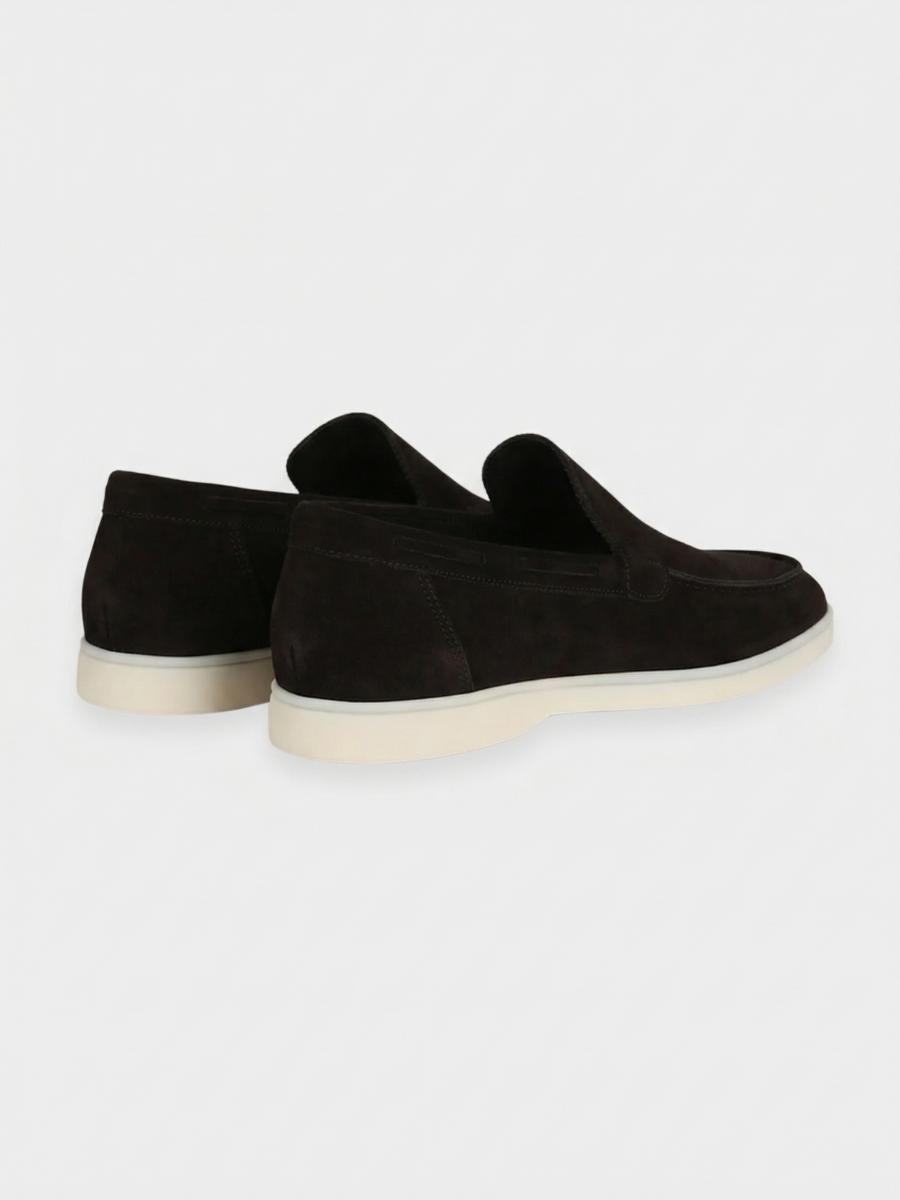 Schwarze Yacht-Loafer