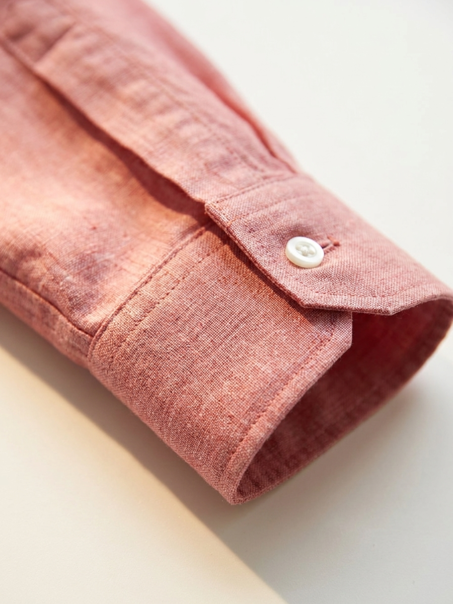Rose Linen Long Sleeve