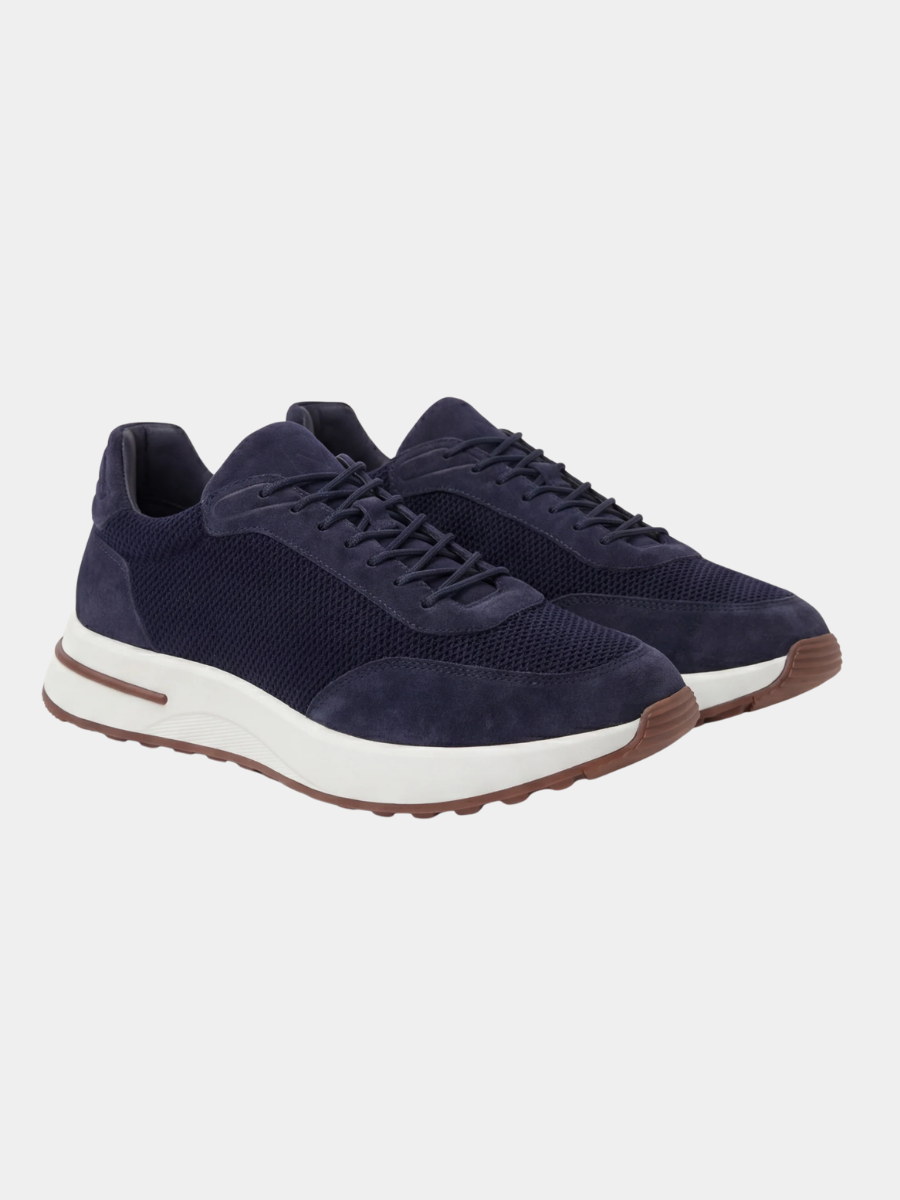Marineblauwe Amalfi Trainer