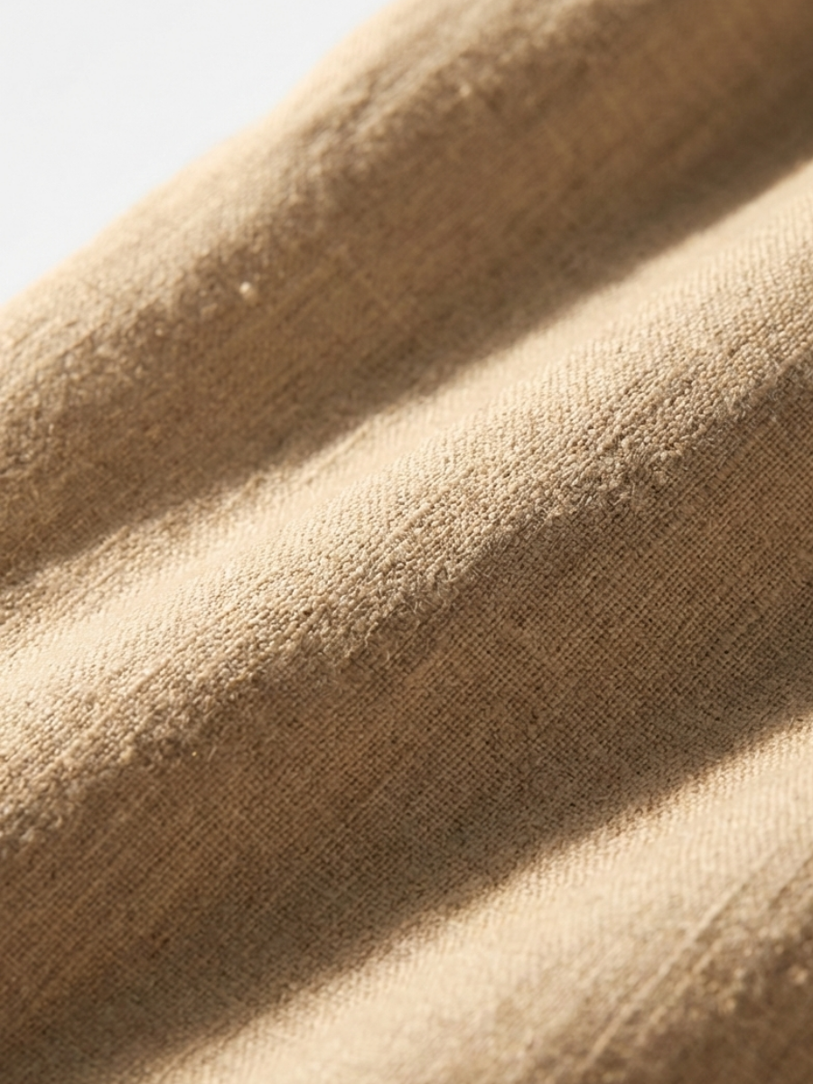 Pantalon en lin beige