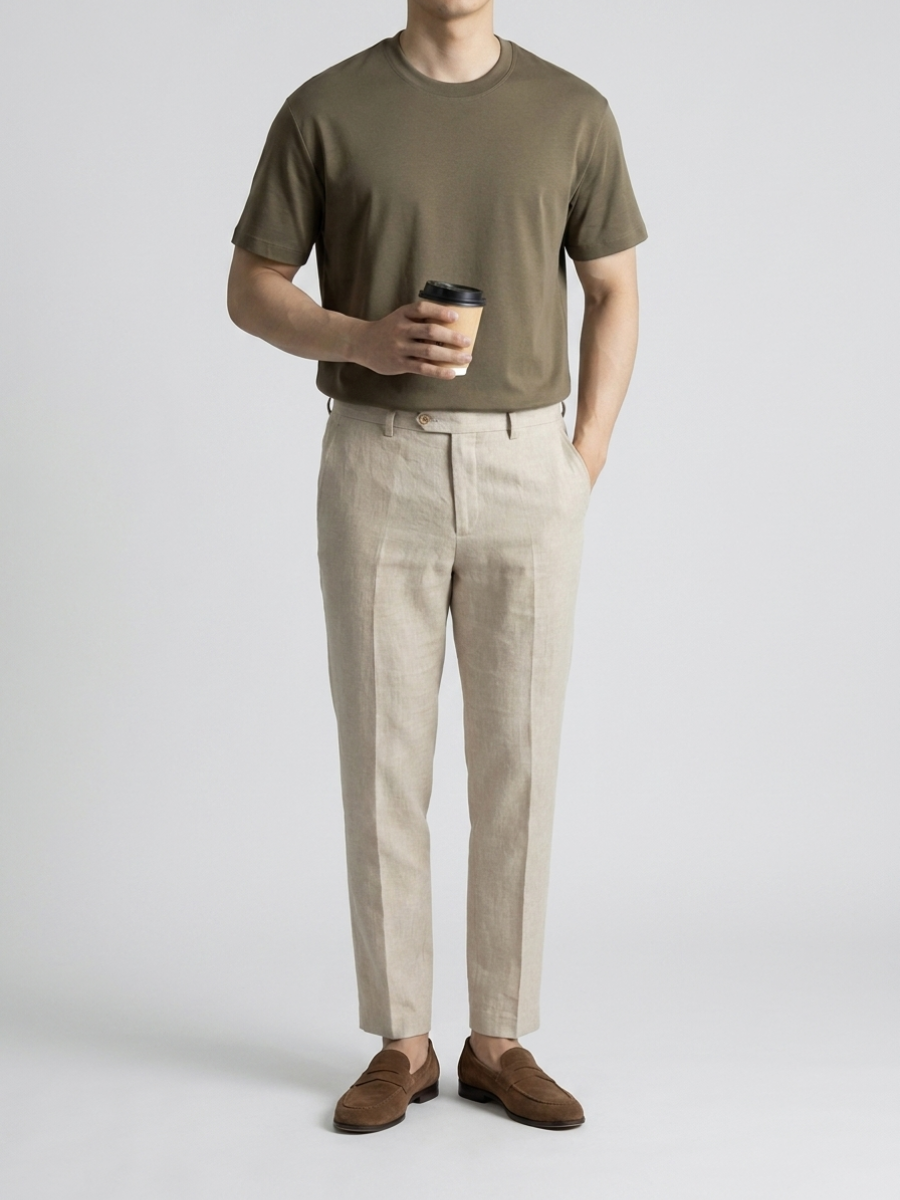 Dune Mercerized Cotton Tee