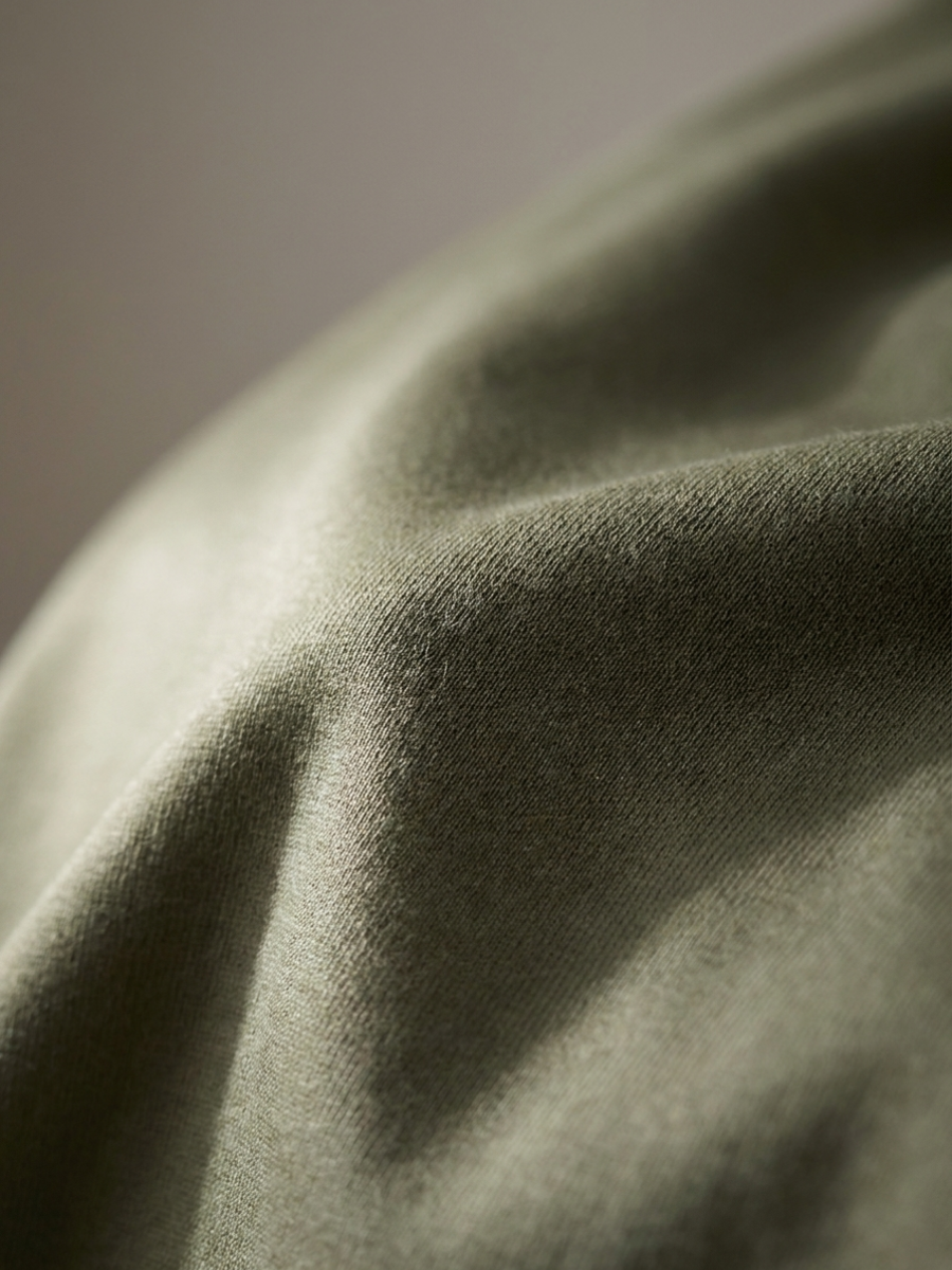 Olive Mercerized Cotton Tee