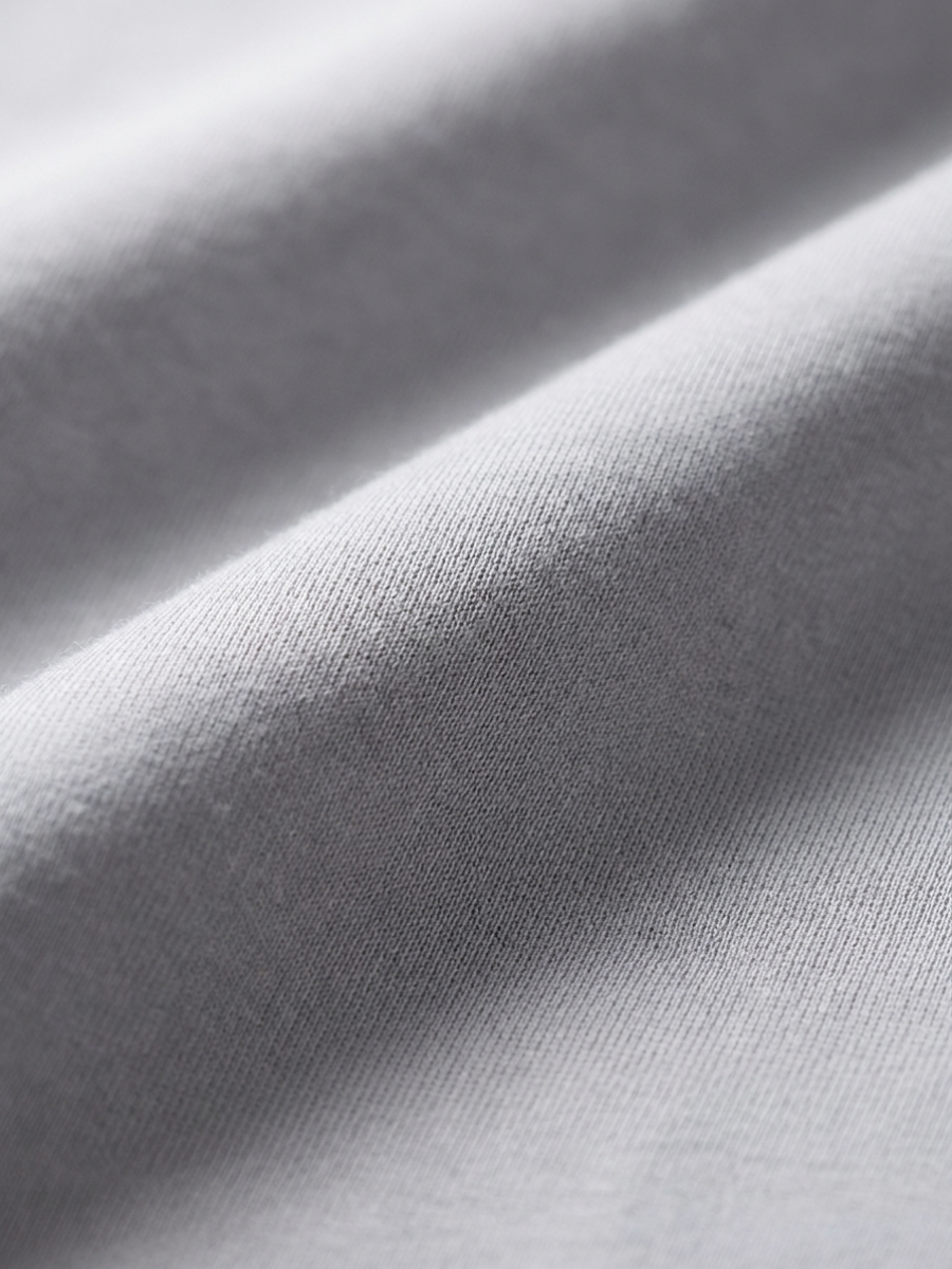Light Grey Mercerized Cotton Tee
