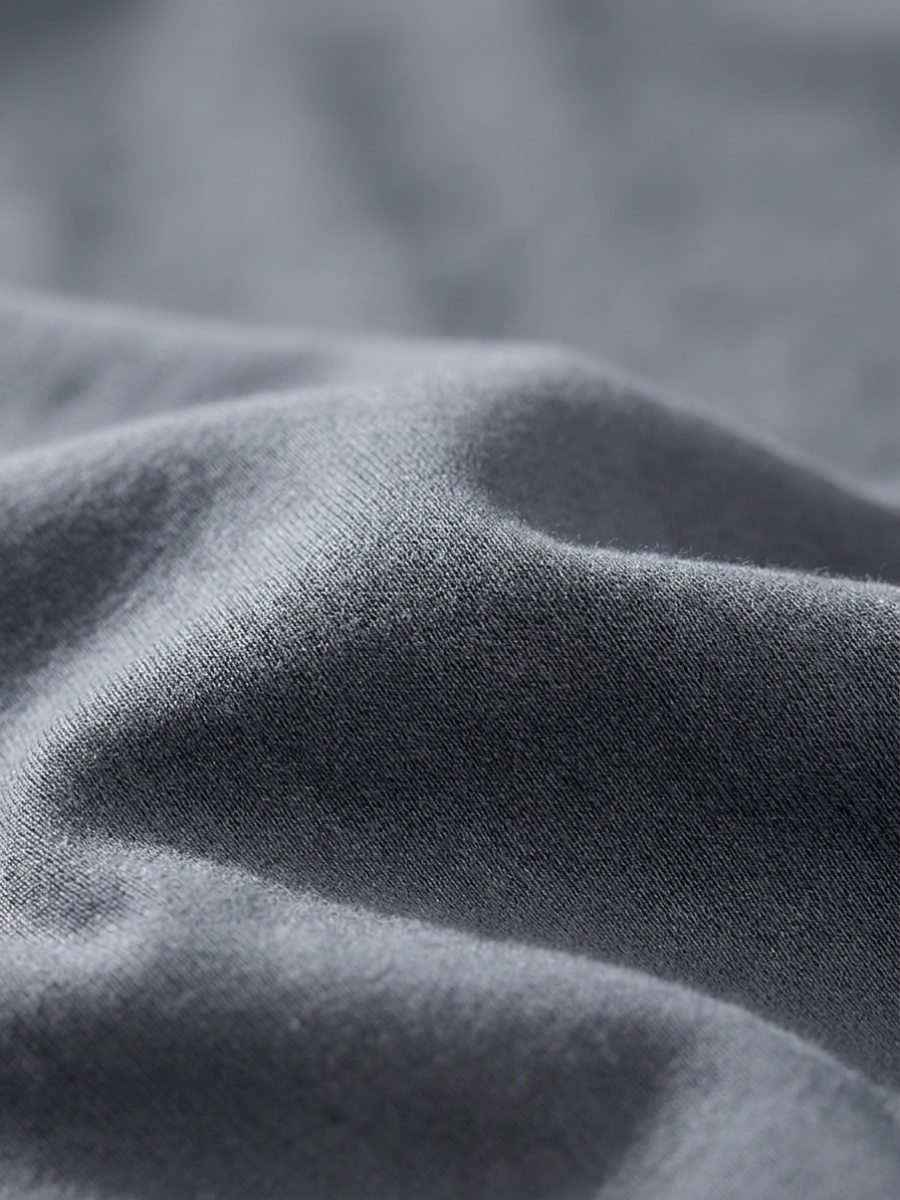 Slate Long Sleeve Cotton Tee