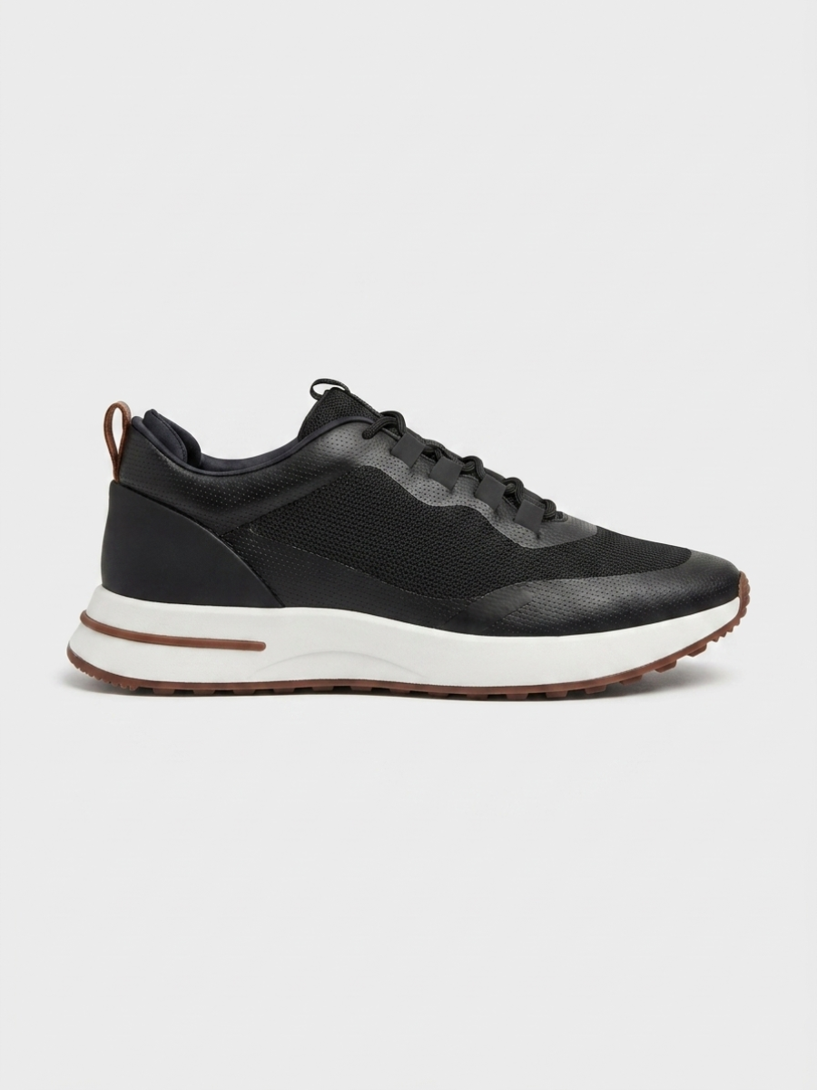 Black Portofino Trainer