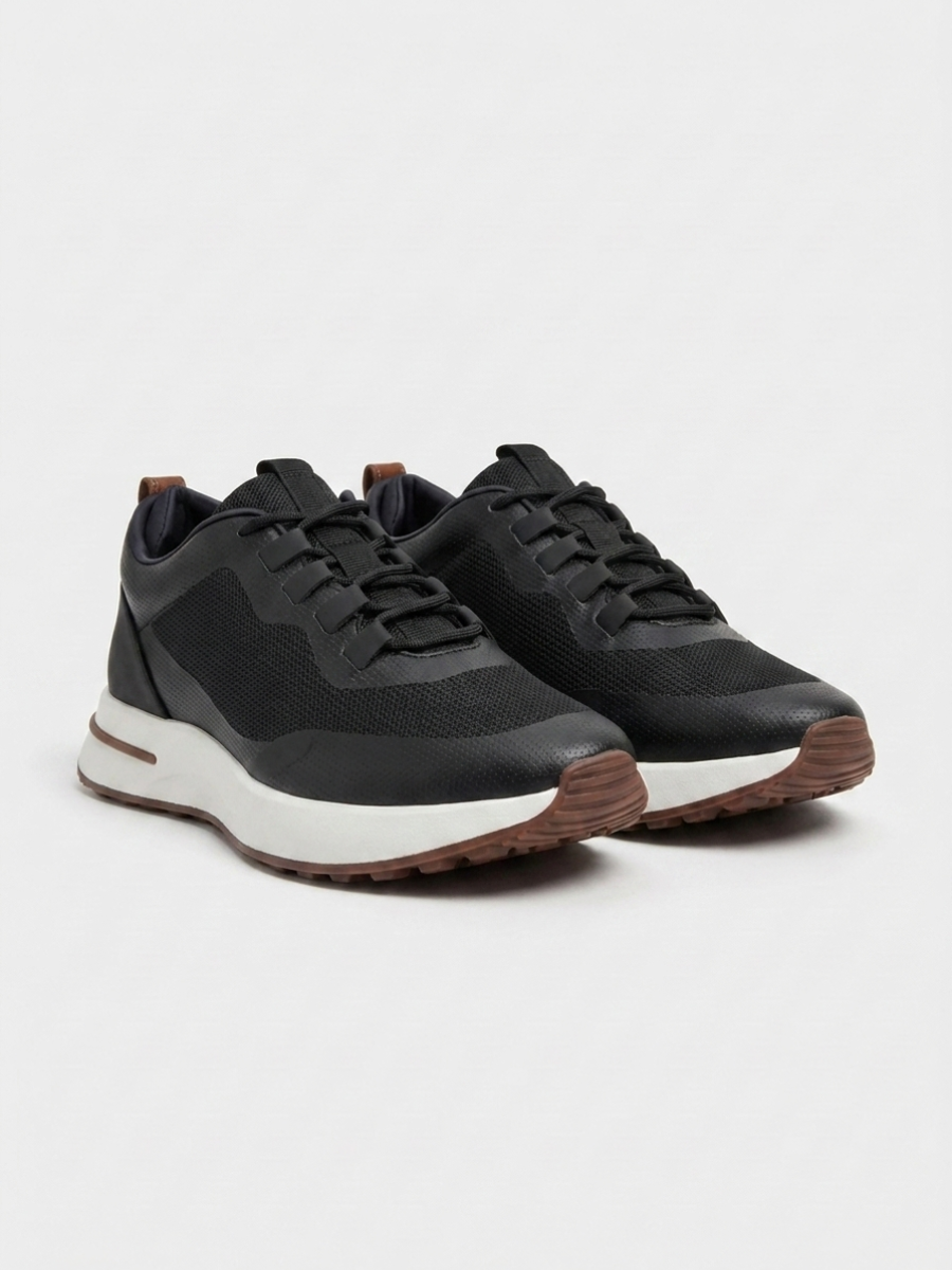 Black Portofino Trainer