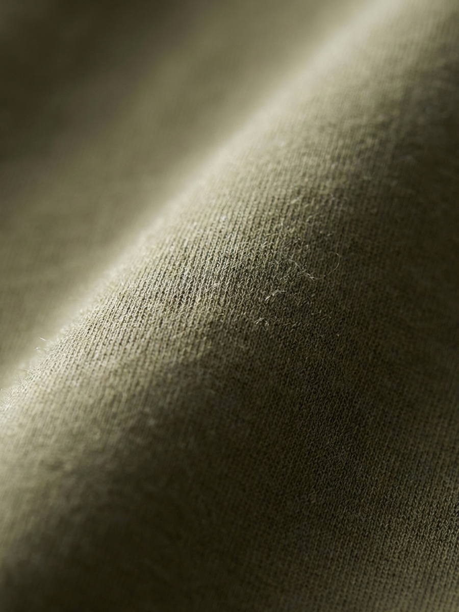 Olive Long Sleeve Cotton Tee