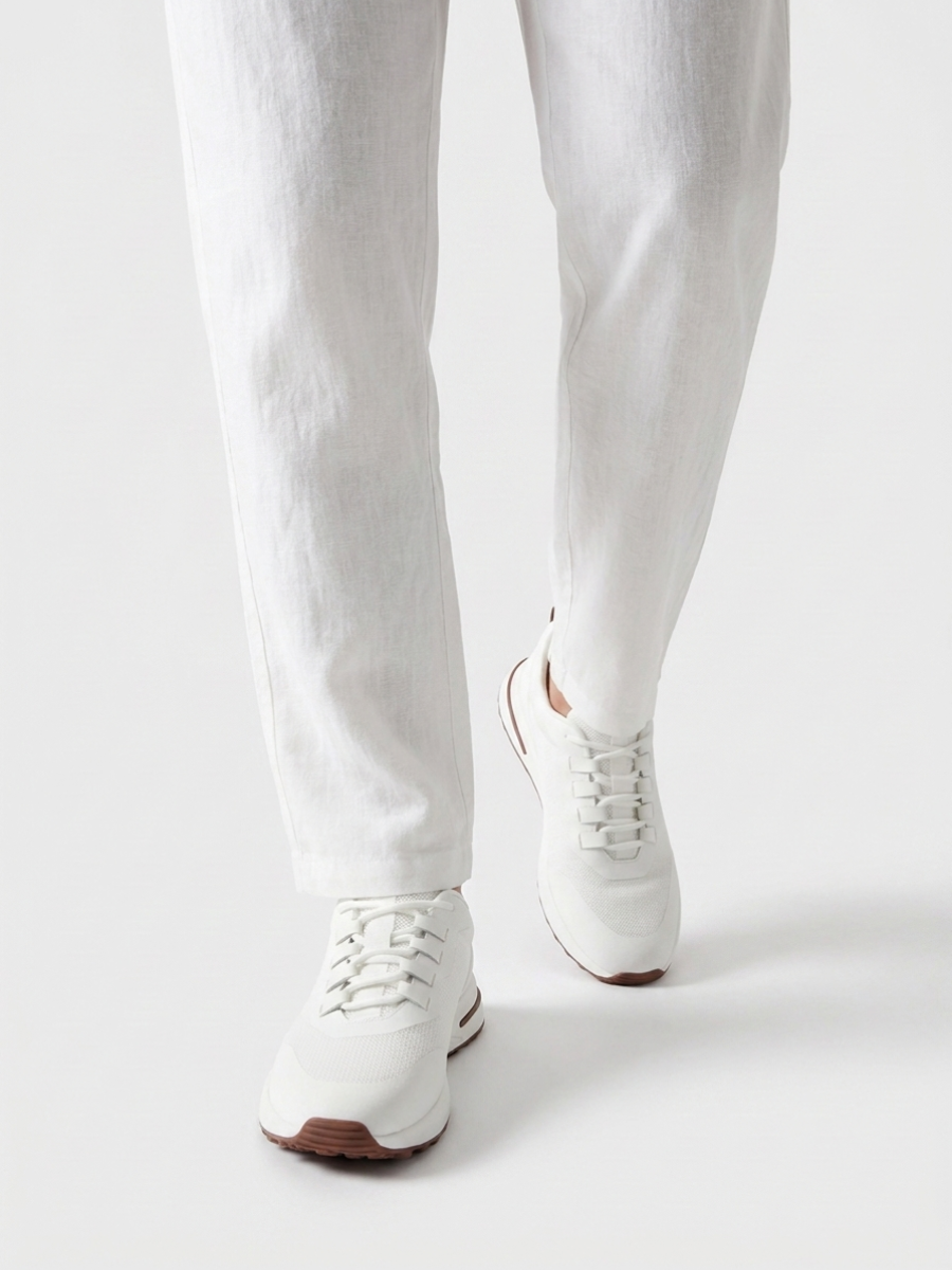 White Portofino Trainer