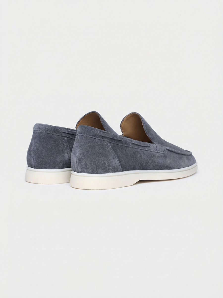 Mocassini Yacht Blu Acciaio