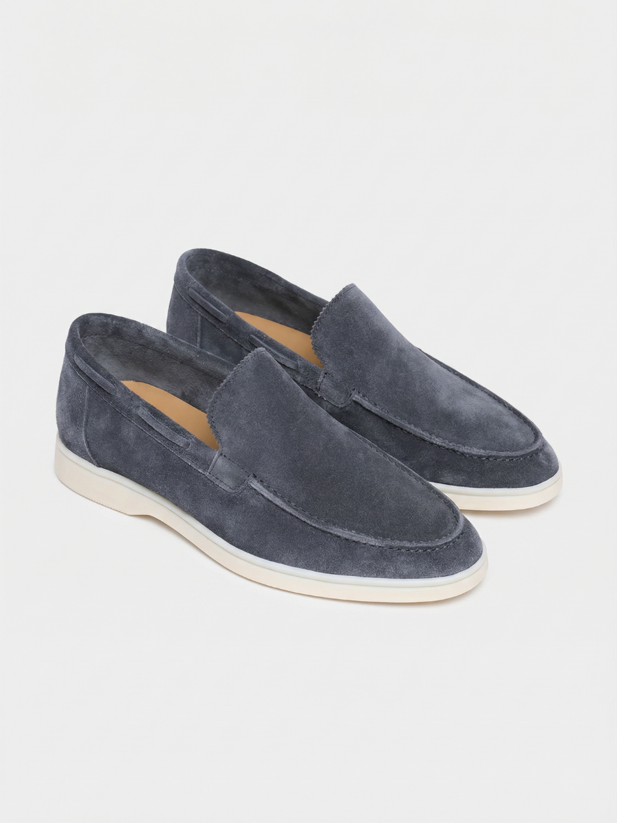 Mocassini Yacht Blu Acciaio