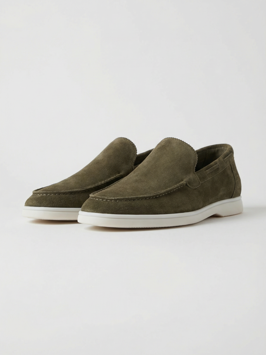 Olive Yacht-Loafer