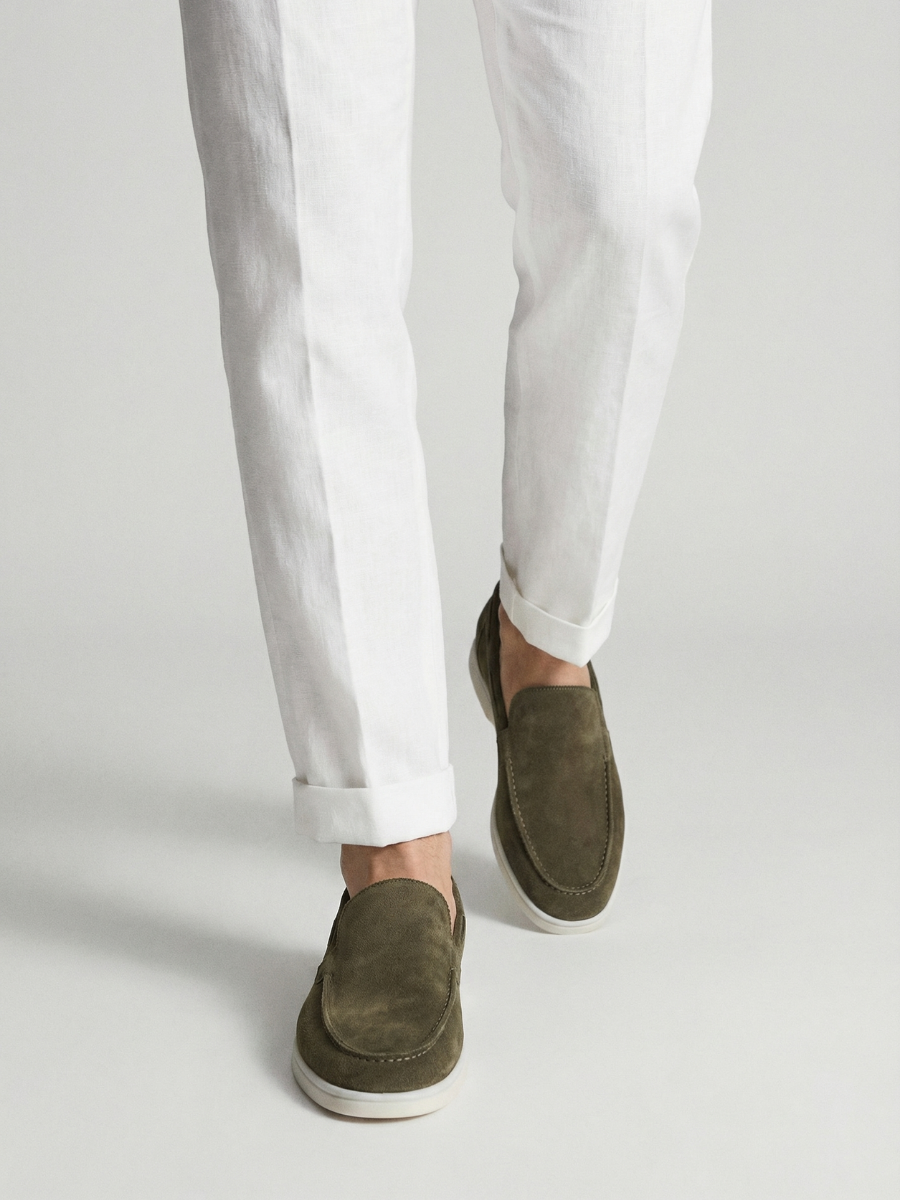 Olive Yacht-Loafer